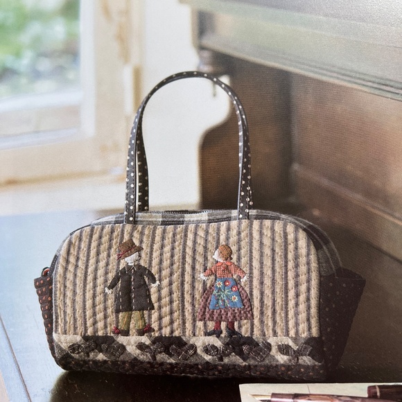 Yoko Saito's Bags for Everyday Use Quilted Applique Birds Nature Cottagecore - Picture 8 of 11